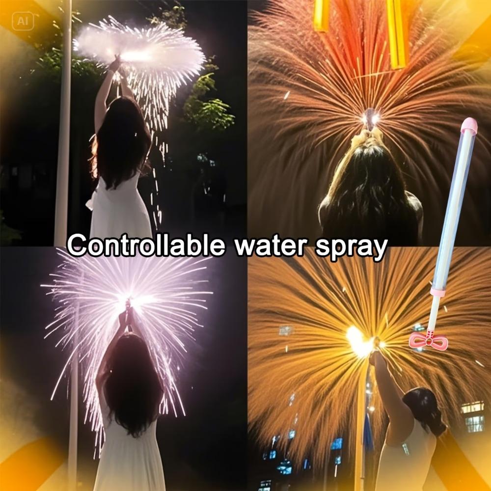 Pull-Out Nozzle Firework Water Spray Toy 40cm Game Sprinkler Water Fight Sprinkler  Outdoor