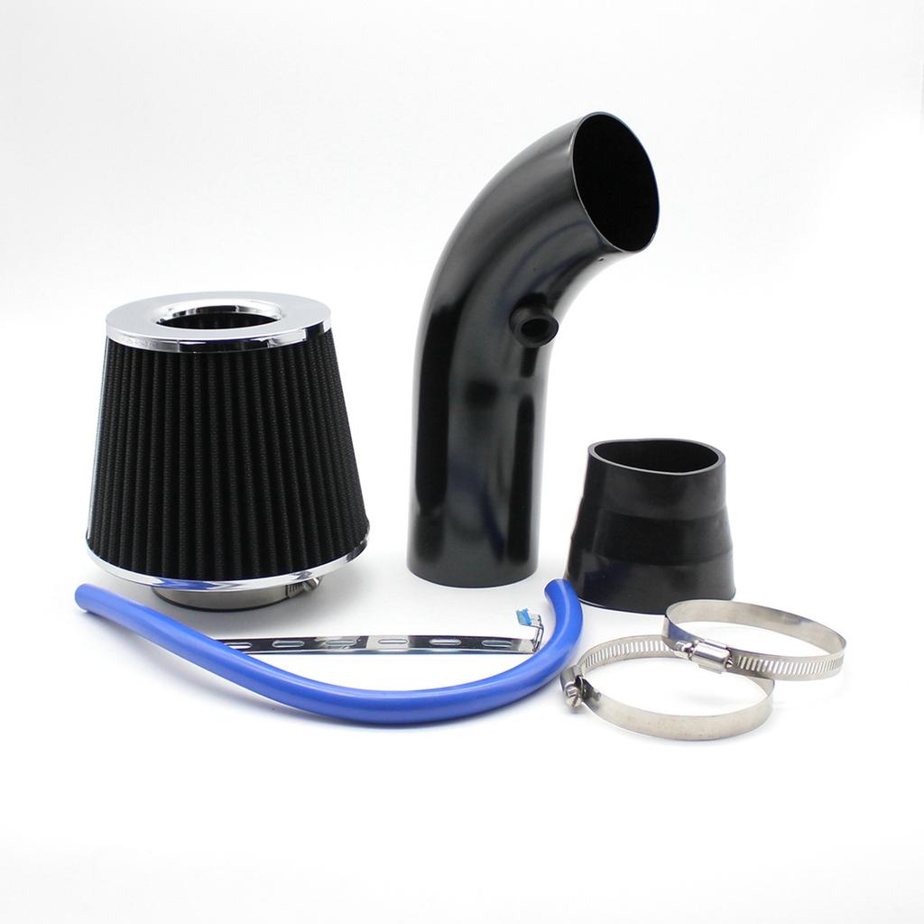 76mm 3inches Car Refitted Winter Mushroom Head Air Filter Intake Pipe Filter High Flow High Cold Air Filter Aluminum Pipe Kit