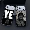 k-Kanye West-t phone case for iPhone 17 17Air 16 15 14 13 12 11 Pro Max Plus Colorful Silver
