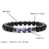 Fashion Mens Bracelet Black GlassBbeads Braclet Irregular Natural Tiger Eyes Sodalite Beaded Braslet Pulsera Hombre Accessories
