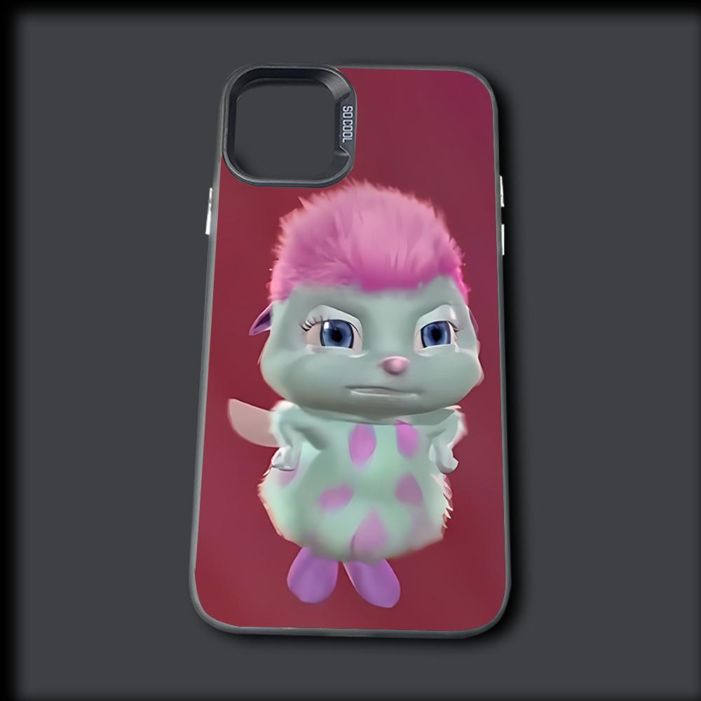 

Funny B-Bibble Meme Phone Case For iPhone 16,15,14,13,12,11,Mini,Pro,MAX Gray Drop Matte Shockproof Soft Cover iPhone13mini