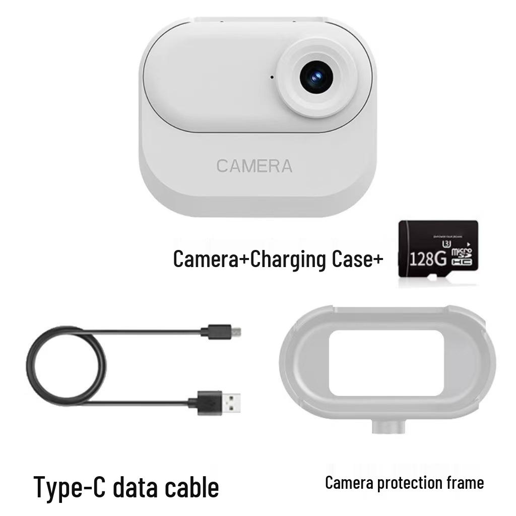 Portable Cross-Border Chest and Neck Action Camera for Vlogging, Student, and Pet Recording