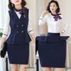 Women's Professional Vest Suit Set for KTV Hotel Receptionist Interview