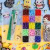 15 Colors 5mm Melting Beads Set Pixel Art Puzzle Hama Beads Diy 3D Puzzles Handmade Gift Fuse Beads Kit Iron Beads Toy