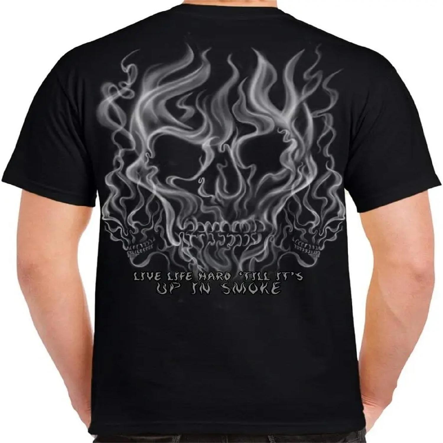 Biker Life USA Up in Smoke T-Shirt XXXXXL разноцветный