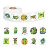 500 Stickers/roll of Kimchi Creative Roll Tape DIY Decorative Material Guitar Notebook Handbook Tape