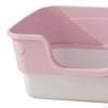 Cat Litter Box Toilet Sandbox Portable Anti Splashing Sand Basin for Indoor Cats with