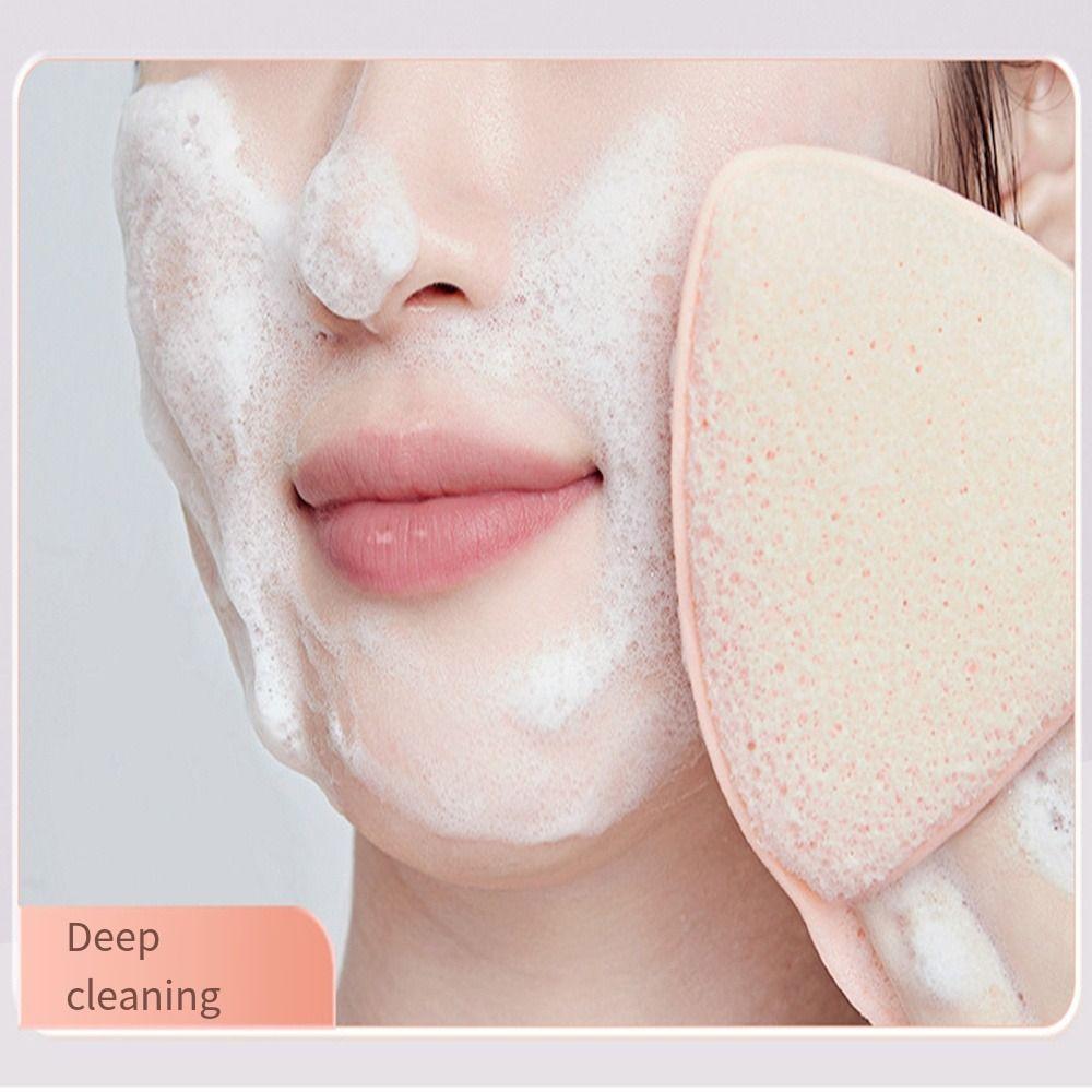 Reusable Face Washing Sponge Exfoliating Makeup Remover Pads Cosmetic Puff Facial Clean Tool