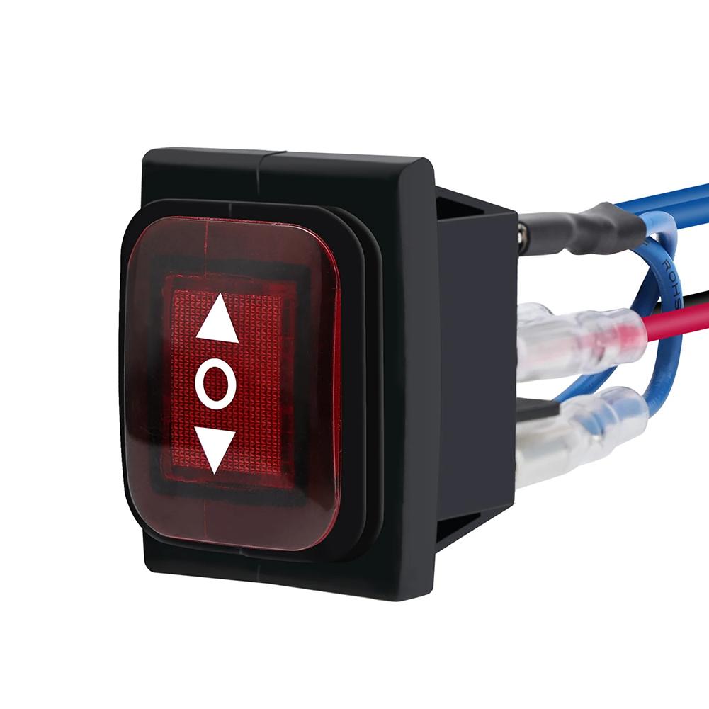 

Waterproof Toggle Switch For Durable for Motor Power Supply Control with Reset Function High Strength Material чорний