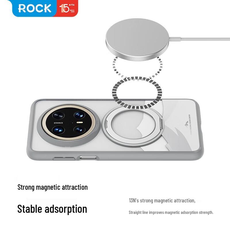 ROCK Mattes Drehbarer Ständer Hülle für Huawei Mate70