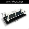 Golf Ball Display Stand,Display Case,Acrylic,with Black Base Sport Rack Holder for Marbles
