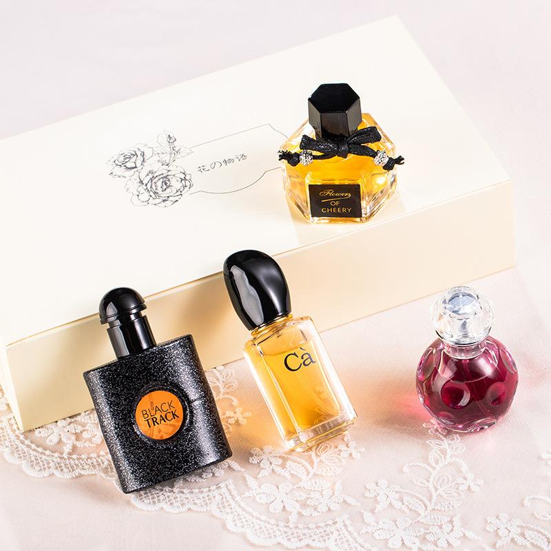Ladies Perfume Gift Box Four-piece Set Fresh and Lasting Light Fragrance Perfume