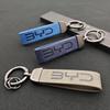 2025 Luxury Leather Car Keychain Logo BYD Key Rings Best Gift For BYD ATTO 3 SEAL U DOLPHIN U8 U9 HAN TANG Auto Accessories