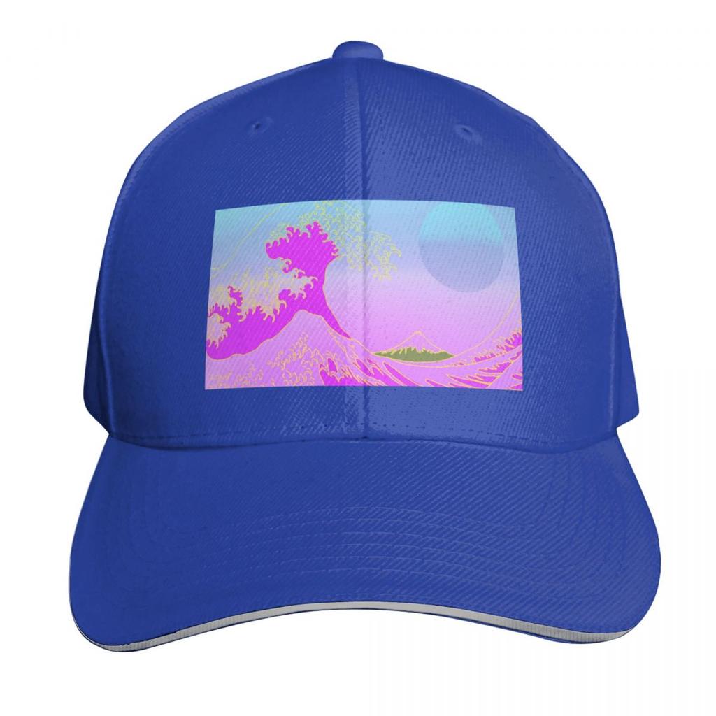 Kanagawa Sunset Baseball Cap New In Hat Gentle Unisex Hat Golf Unisex Hat Womens Unisexs