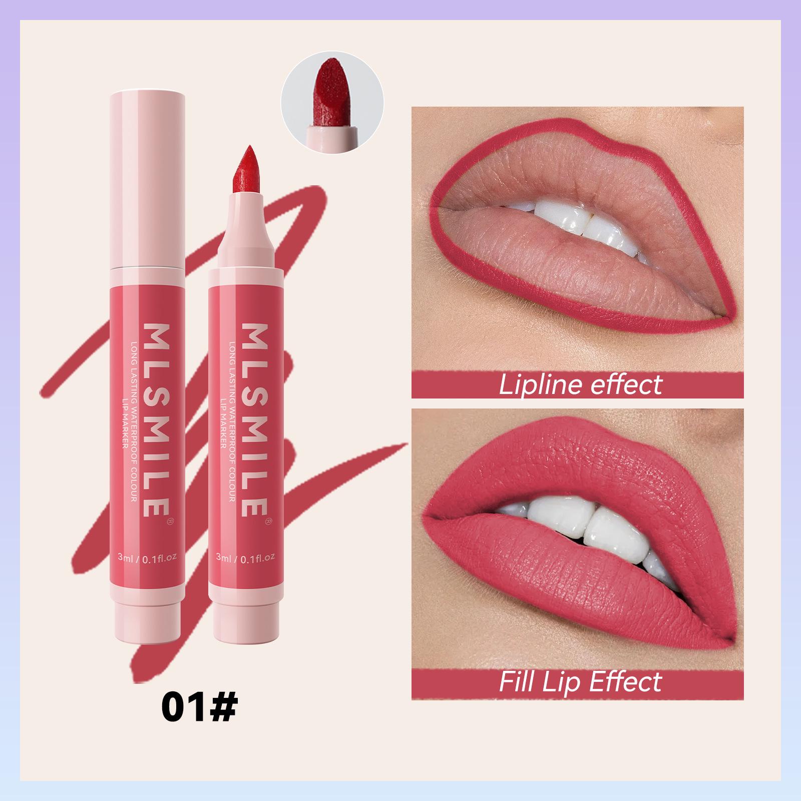 

Waterproof Long-Lasting Lip Liner: Non-Fading, Moisturizing, Easy-to-Apply Multi-Functional Lip Pencil 3ml