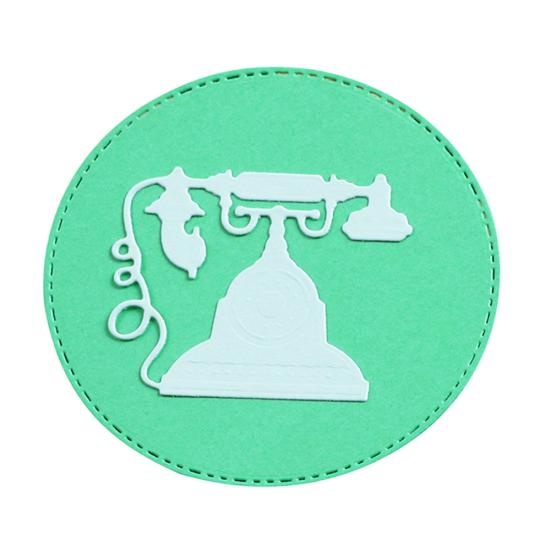 Ștanță de Tăiere Embosare Formă Telefon Șablon Artizanal DIY Matriță Scrapbook Decor