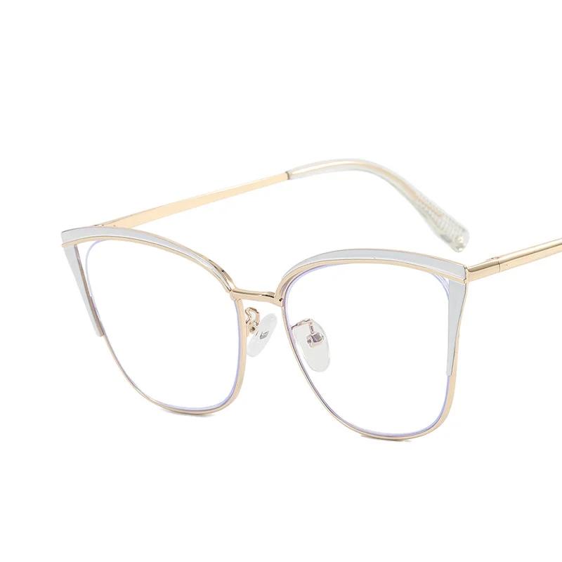 New Fashion Women Glasses Frame Vintage Cat Eye Frame Blue Light Blocking Eyeglasses Glasses Eyeglasses Frame For Women