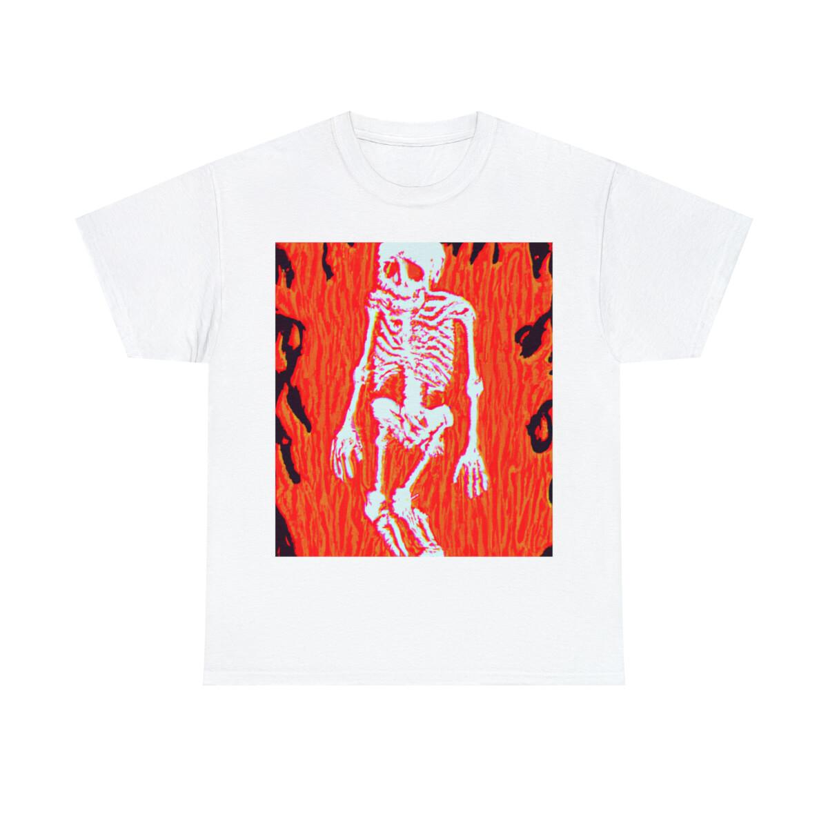 

T Shirt Unisex Adult Retro Style Skateboarding Tee Zombie Skeleton Grunge Metal 5XL різнокольоровий