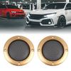 uxcell Speaker Grill Mesh Subwoofer Grille Clill Cover Decorative Circle Grill Protector 50mm 2pcs Gold Tone