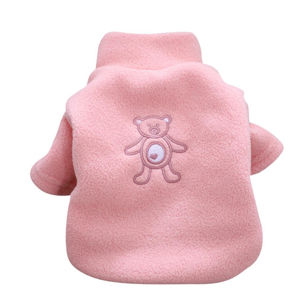 Cartoon Bear Dog Sweater Soft Fleece Puppy Sweatshirt Pullover Jacket Winter Pet Dog Clothes For Cat Teddy Chihuahua Yorkshire