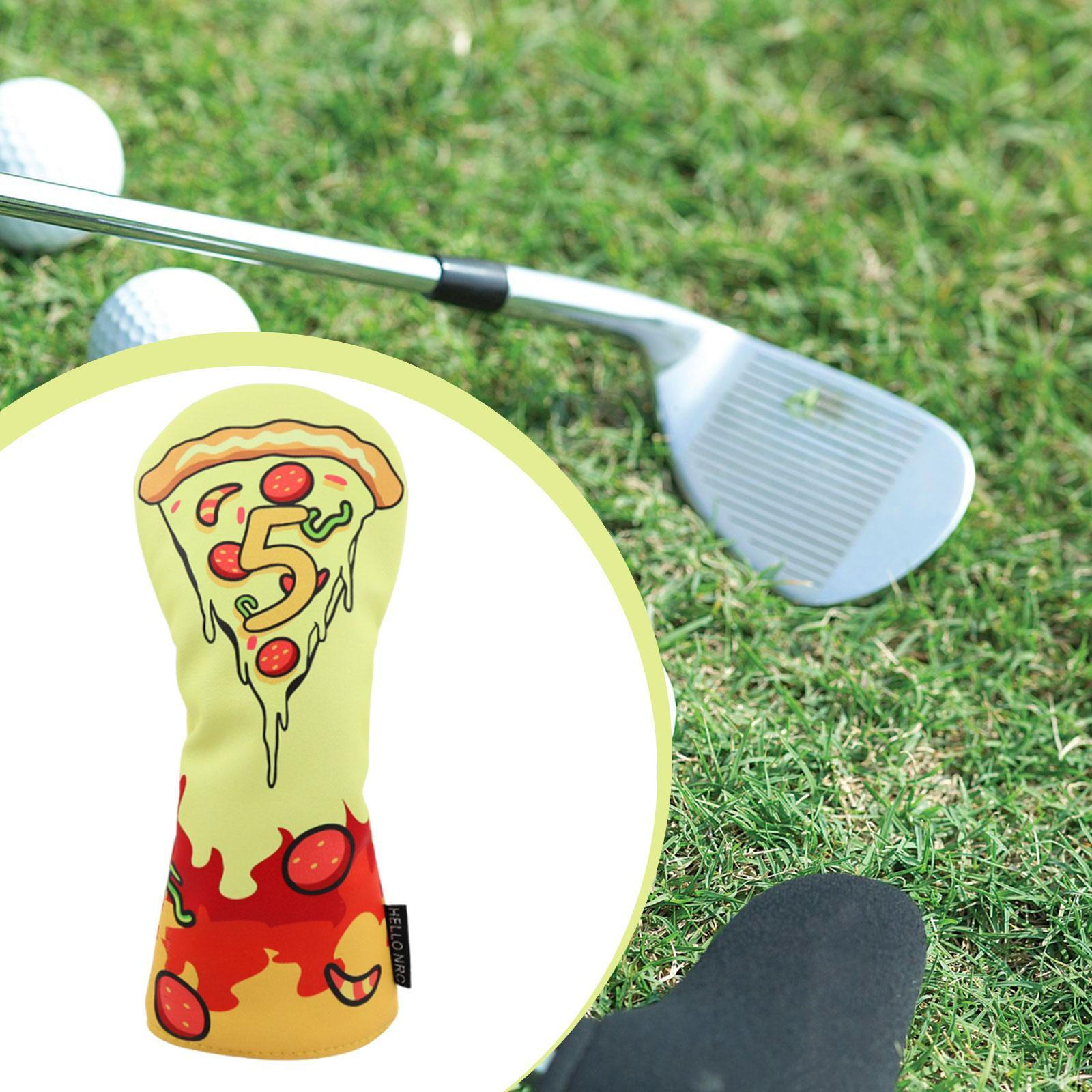 

Golf Club Cover Headcover Gift Bag Accessories Waterproof Protection Wrap for Driving Range 30x13cm Number 5