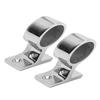 2PCS Stanchion Hand Rail Fitting 316 Stainless Steel Mirror Polishing Rustproof for Boat Yacht Marine