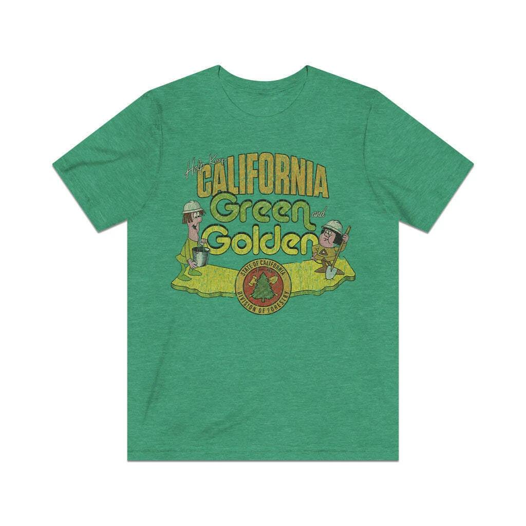 Help Keep California Green & Golden 1965 Vintage Men s T shirt 2XL
