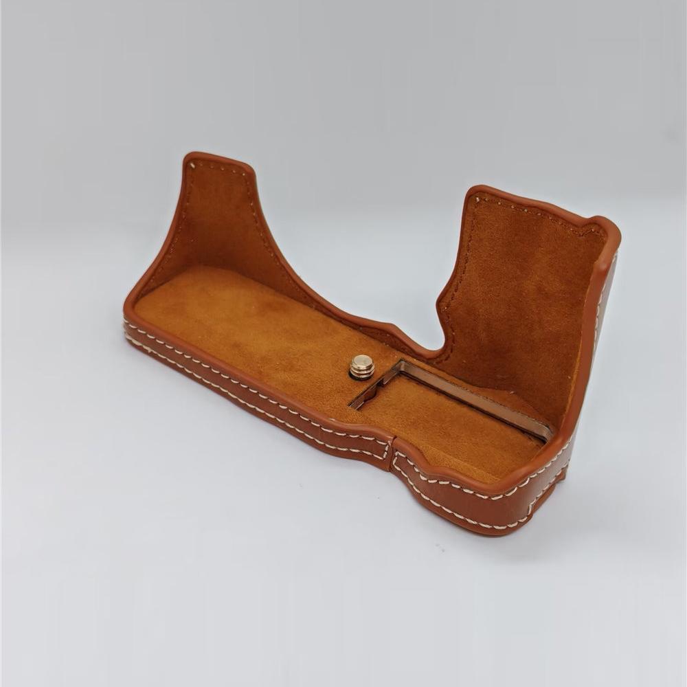 XM5 Kamera PU Leder Halbtasche für Fujifilm XM5 Fuji X-M5 Boden Akkuöffnung Abdeckung