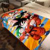 1PC Son Goku  Print Flannel Blanket, High Quality All Seasons, Home Decor, Warmth and Comfort, Perfect for Christmas Gifts
