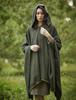 BEAUTELICATE Hooded Knee Cold Everyday Cosplay Cloak Women's Poncho, Large, Long, Wrap, Wrap, Cape, Cloak, Protection, Unisex, Use,