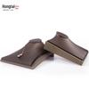 Hongtai Jewelry Display Stand: Brushed PU Leather Necklace Holder