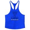 Muscleguys Muscleguys Brand Cotton Ermeløs skjorte med hettegenser Sportsklær gym Klær Fitness Menn Bodybuilding stringer tank topper singlets