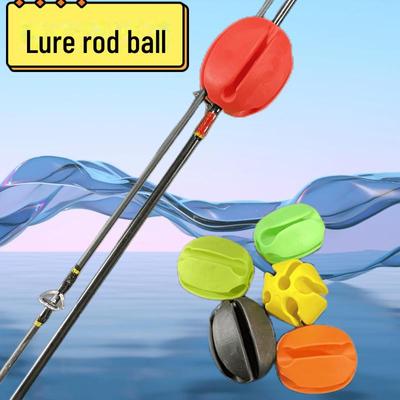Silicone Fishing Rod Tie Rod Ball Lure Storage - Fishing Gear Accessories