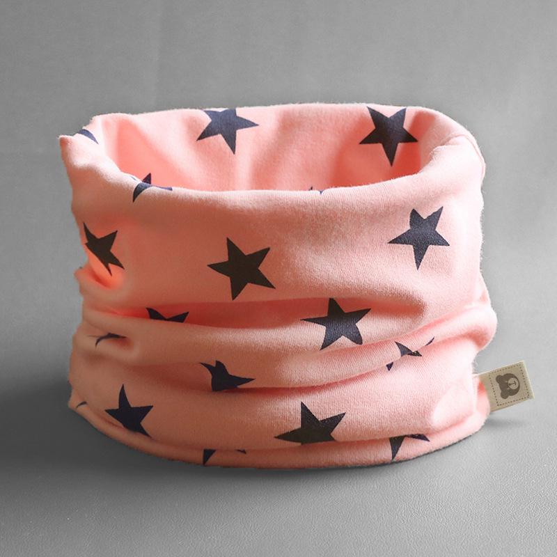 Class A Pure Cotton Baby Snood: Kids' Autumn/Winter Neck Warmer, Windproof Pullover Scarf for Boys & Girls.