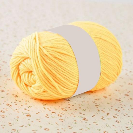 50g weiches, bequemes Wollgarn in fester Farbe zum Selbermachen, Handstricken, gewebter Häkelfaden