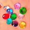 10mm Colorful Crystal Glass Diamond Party Decor Gems Wedding Table Ornaments DIY Accessories Pack of 10