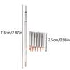 1Set Metal Silver C210 Quick Change Soldering Iron Tip Heating Core Replacement Pointed Tip For Mobile Phone Flying Wire Repair