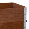 Plant Box Brown 100 X 50 Cm Solid Pine Wood