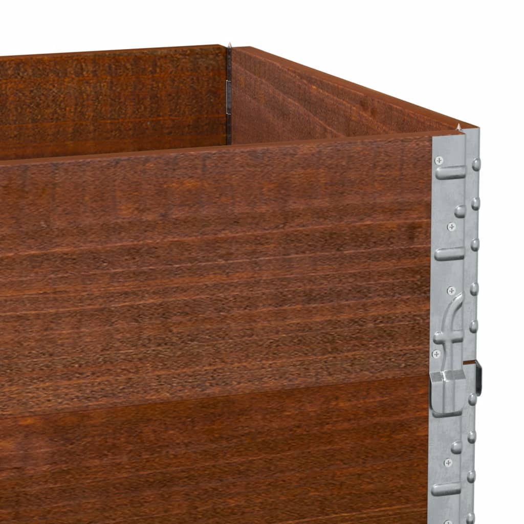 Plant Box Brown 100 X 50 Cm Solid Pine Wood