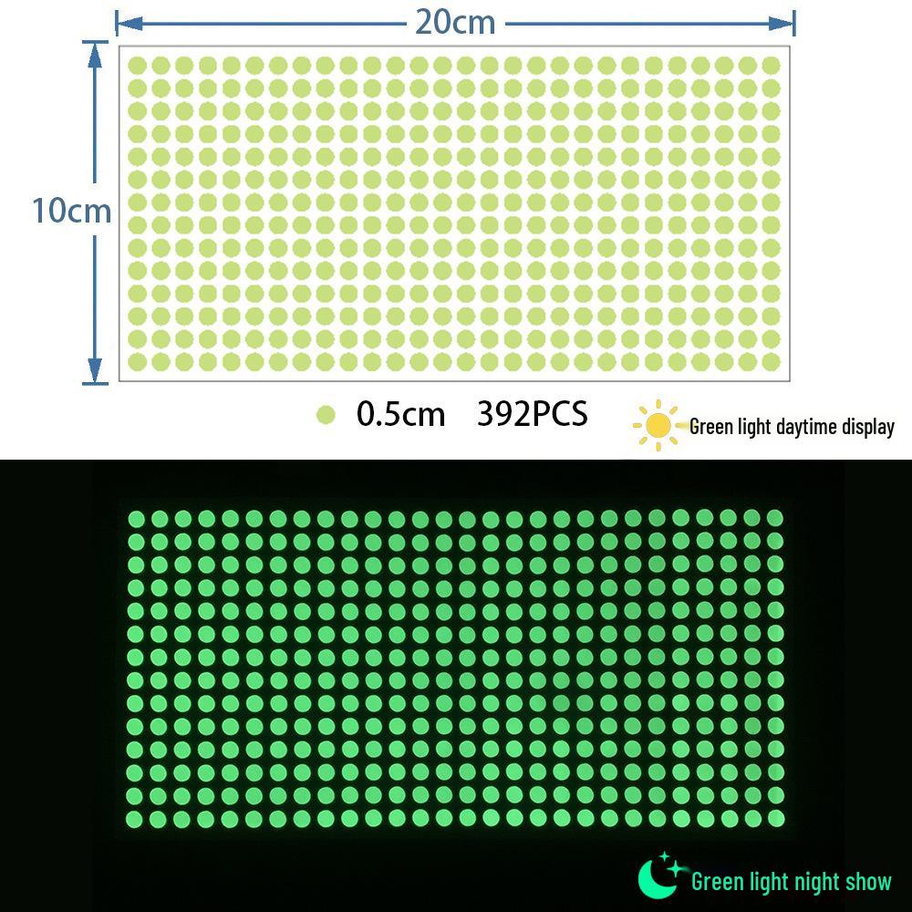 YG-7052 Autocolant de perete luminos fluorescent Stea Lună pentru decorarea sufrageriei, dormitorului și camerei copiilor