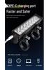 Rechargeable High-Brightness Bicycle Headlight for Night Riding