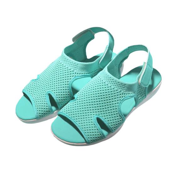 1 para cienkich sandałów damskich drążą stylowe, rozciągliwe sandały Peep Toes