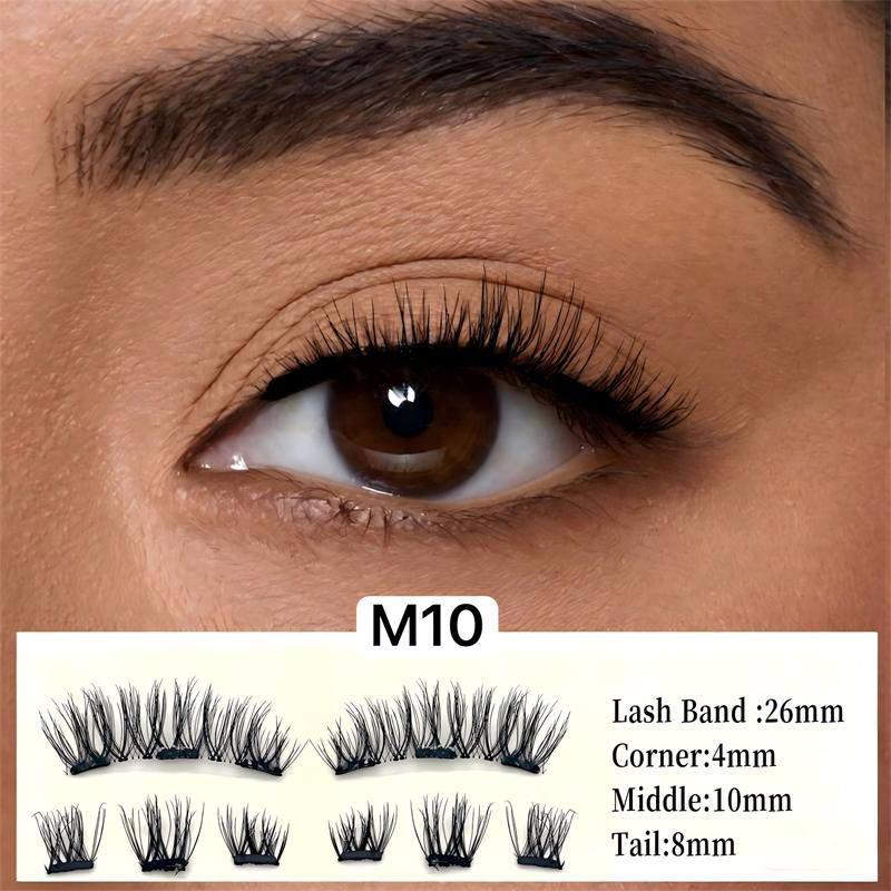 Private Label 3D Lash Factory Nature Look New Thin Invisible Quantum Eyelash Vegan Magnetic Lashes Kit No Liner