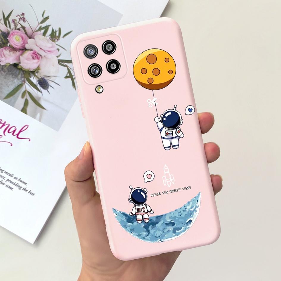 For Samsung Galaxy A22 5G Case SM-A226B Back Cover Cute Astronaut Silicone Soft Coque For Samsung A22 4G A22s SM-A225F A 22 Para