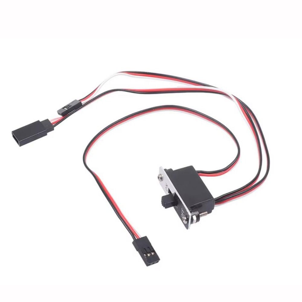 Black Red White JR Connector 250mm Model Airplane Ship Switch  For RC Airplane