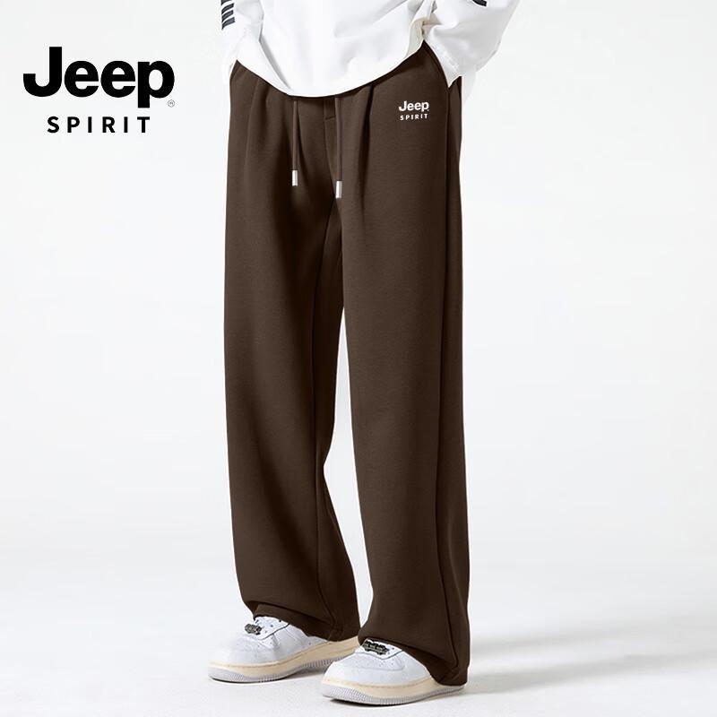 JEEP SPIRIT Men's Straight-Leg Casual Sweatpants