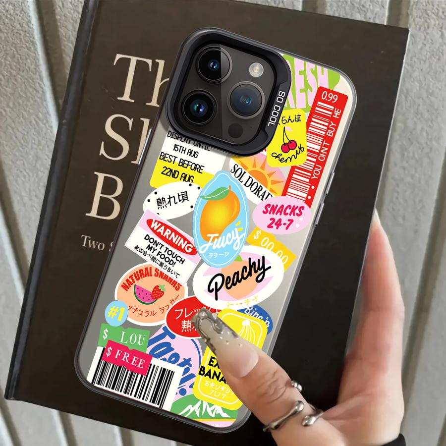 Fruit Pattern Case for iPhone 17 Pro Max 16 13 Pro XR 15 Plus XS 12 11 Air 14 Back Phone Cover