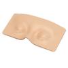 Makeup Practice Face 3D Silicone Face Eyes Makeup Mannequin Practice Board for Eye and Eyebrow White Skin