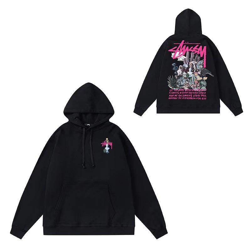 Mens Oversized Hooded Sweatshirt With Letter Print Heavyweight Cotton Winter Streetwear Style