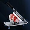 Food Cutting Machine Slicer Stainless Steel Spring Automatic Meat Feeding Anti Slip Easy Cut Frozen Meat Vegetable Cutter